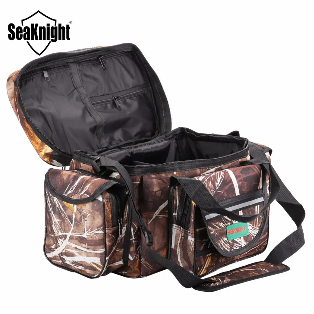 

Sk003 Waterproof Fishing Bag Large Capacity Multifunctional Lure Fishing Tackle Pack Outdoor Shoulder Bags 50*27*28cm