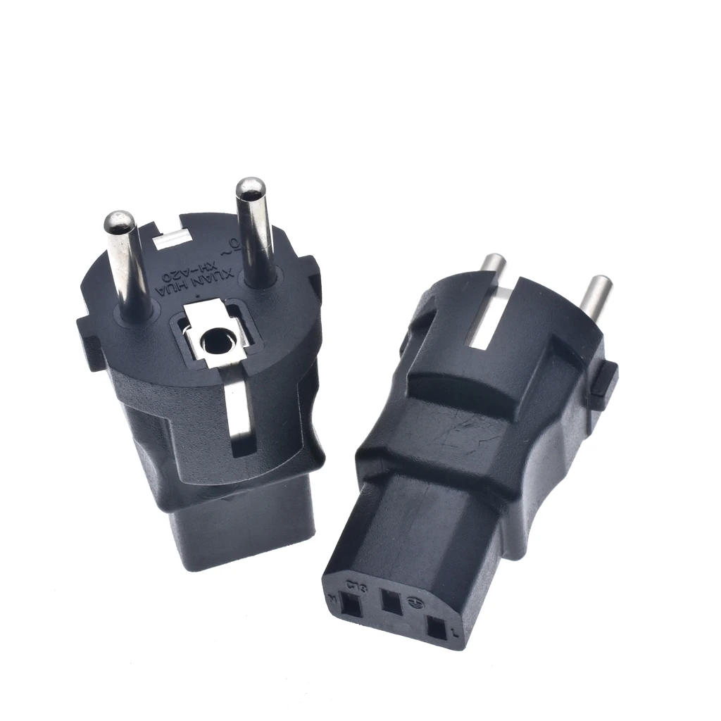 Hi power Евро адаптер для путешествий IEC320 C13 штепсельной вилки Schuko сделать ot be CEE7/7