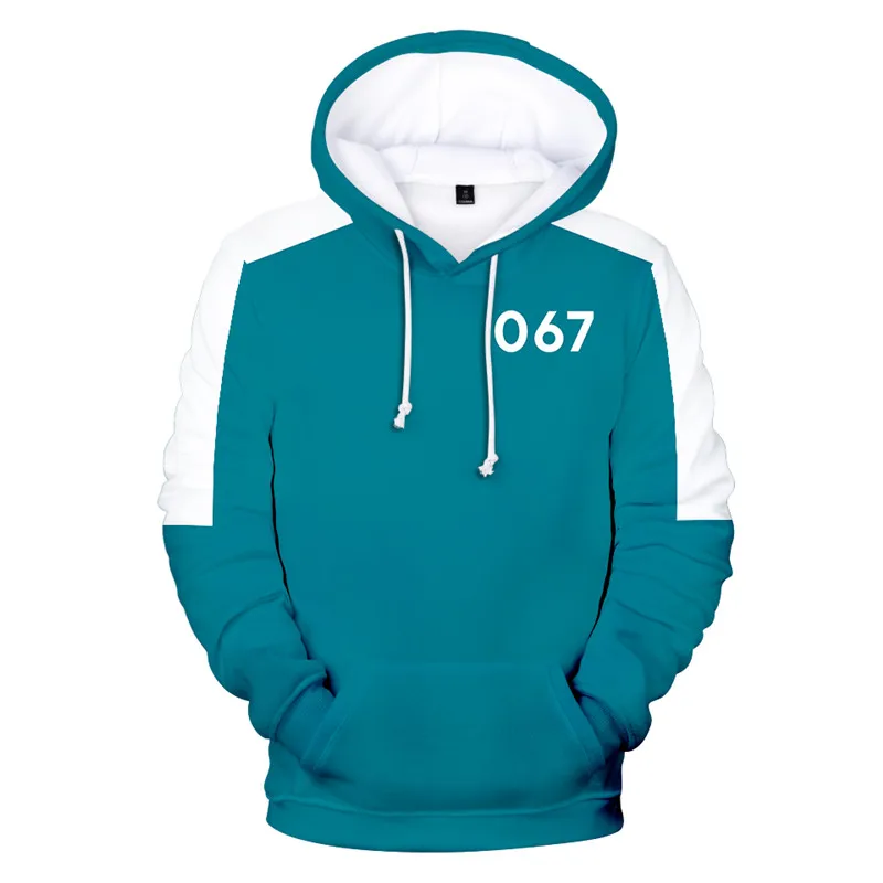 

Hot Sale Squid Game 3D Hoodies Men Sweatshirts Women Unisex Tops Harajuku Hip Hop Kids Pullovers Casual Boys Girls Streetwear