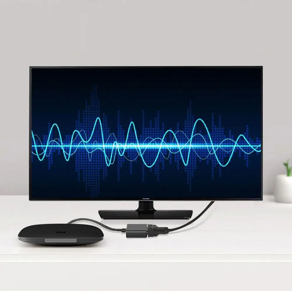 1080P совместимому с HDMI к VGA Кабель-адаптер конвертер Папа-мама адаптер для