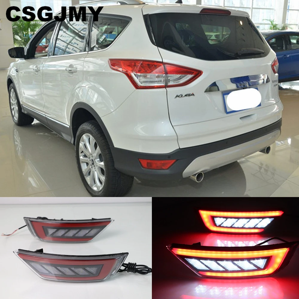 Для Ford Escape Kuga 2013 2014 2015 2016 2017 2018 автомобильный правый задний бампер отражатель фары