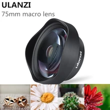 Ulanzi 75MM 10X Super Macro Lens Phone Camera Lens 17MM Thread HD Phone Lens with Clip for iPhone Piexl Huawei One Plus Xiaomi