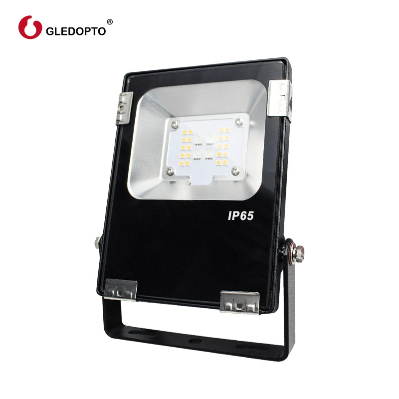 Светодиодный прожектор OPTO ZIGBEE 10 Вт RGB + CCT теплый белый и холодный zigbee светильник