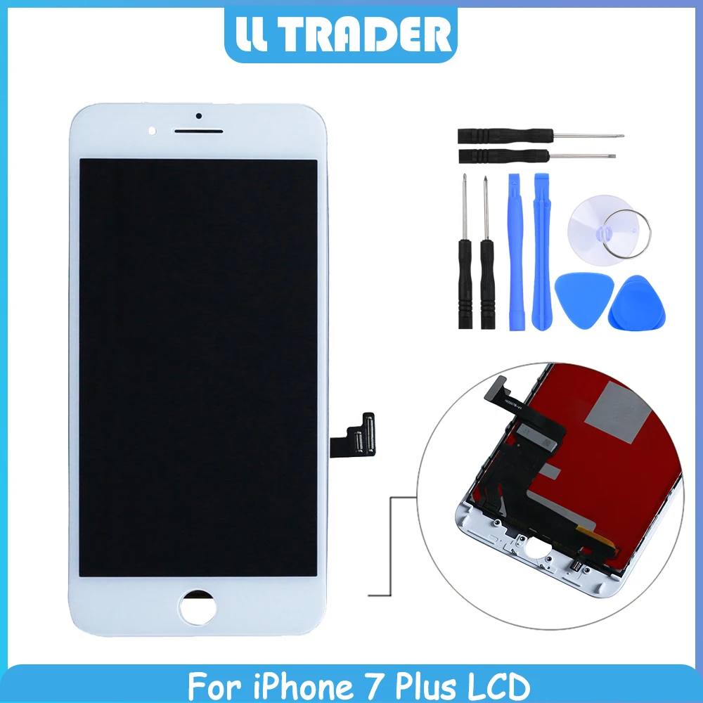 100% протестированный AAA ЖК дисплей для iPhone7 Plus сенсорный экран Pantalla iphone 7 в сборе