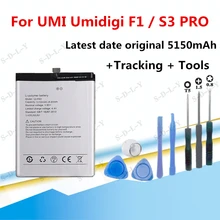 5150mah S3 Pro Battery  for Umi Umidigi S3 Pro F1/ F1 Play Replace Cell Phone Batteries +Tracking + Tools