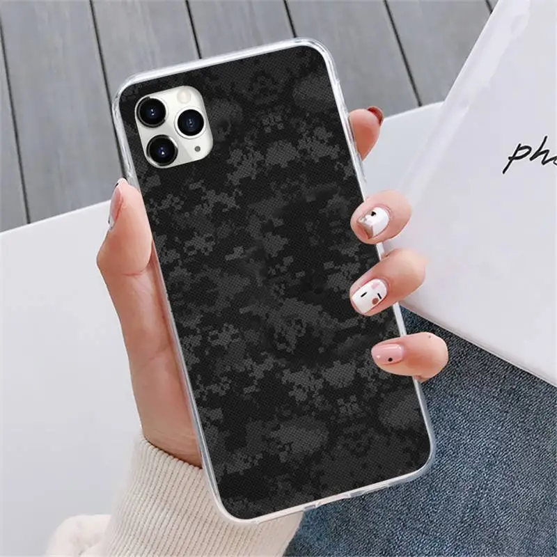 

Military Army Camo Camouflage Pattern Phone Case For iphone 12 5 5s 5c se 6 6s 7 8 plus x xs xr 11 pro max mini