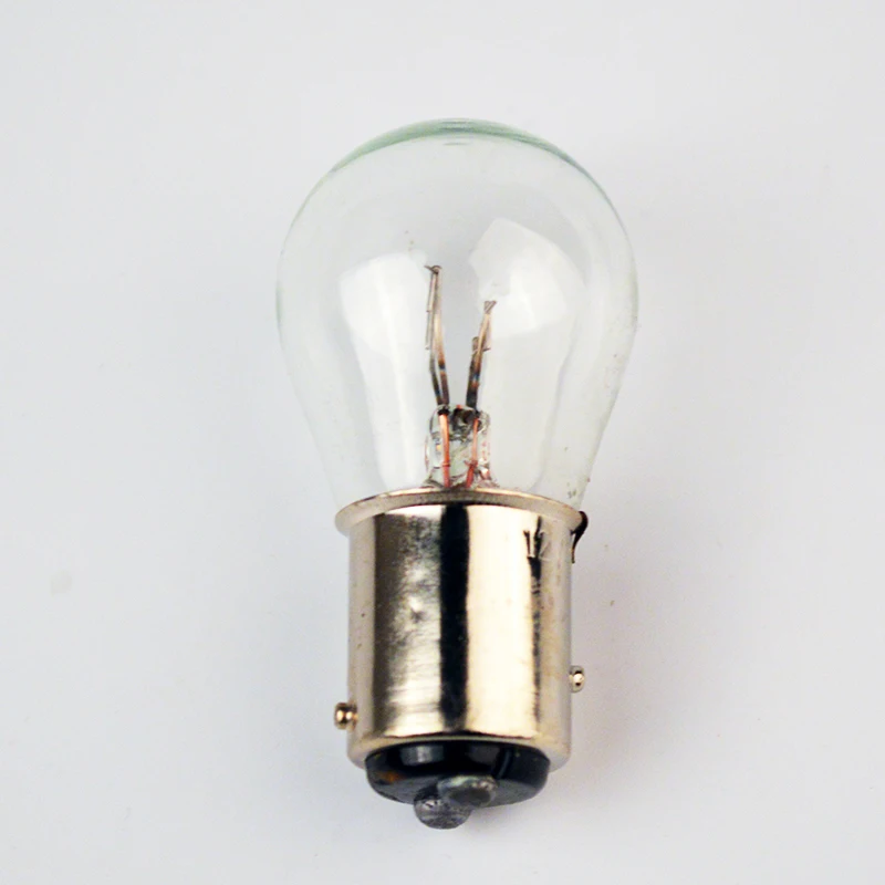 Flytop (10 шт./лот) 380 P21/5 Вт S25 BAY15d прозрачное стекло 12V21/5 офсетная лампа заднего хода