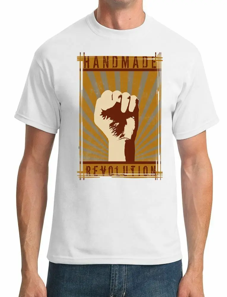 

Handmade Revolution - Pop Art - Design - Mens T-Shirt 2020 Summer T-Shirts for Men T Shirt Hot Sale Clothes Custom T Shirts