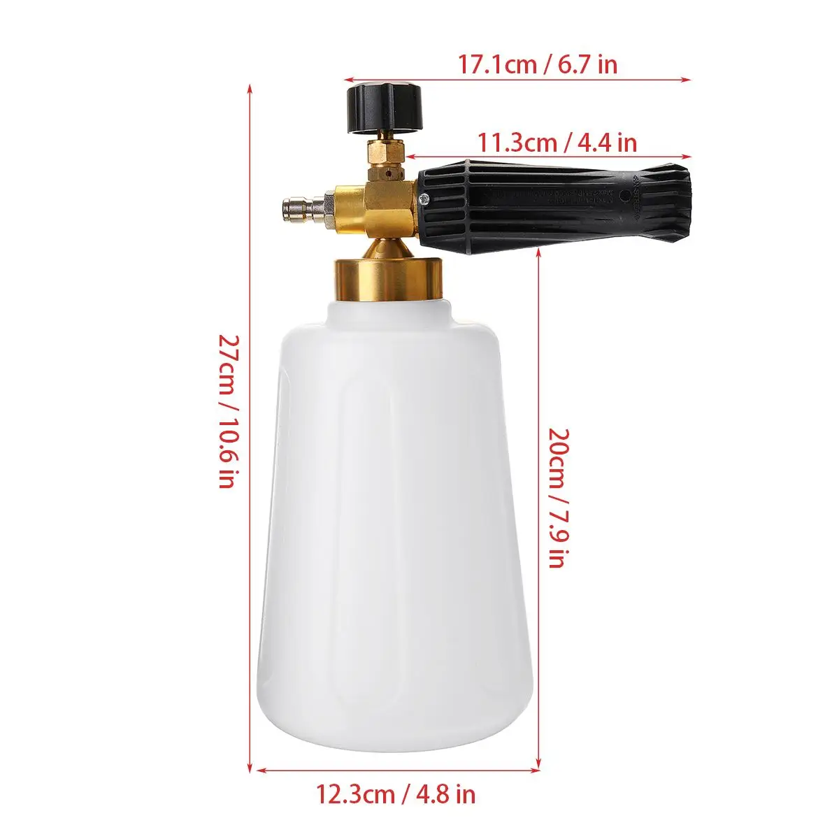 

Snow Foam Lance Generator For Karcher K Series K2 K3 K4 K5 K6 K7 High Pressure Washer Gun Jet Foamer Sprayer 1/4 Quick Insert