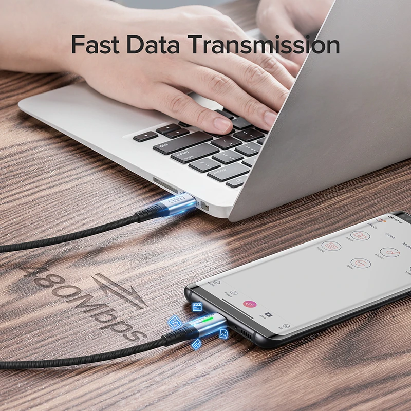 Кабель INIU PD 60 Вт USB C/USB Type C для Macbook Pro iPad Xiaomi Huawei Samsung LG One Plus | Мобильные телефоны и