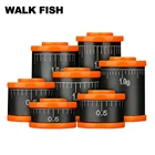 WALK FISH 1 шт.лот, весы для ловли карпа, свинцовые грузила, аксессуары для ловли карпа, свинцовые, защита окружающей среды, зажим, покрытие, грузило