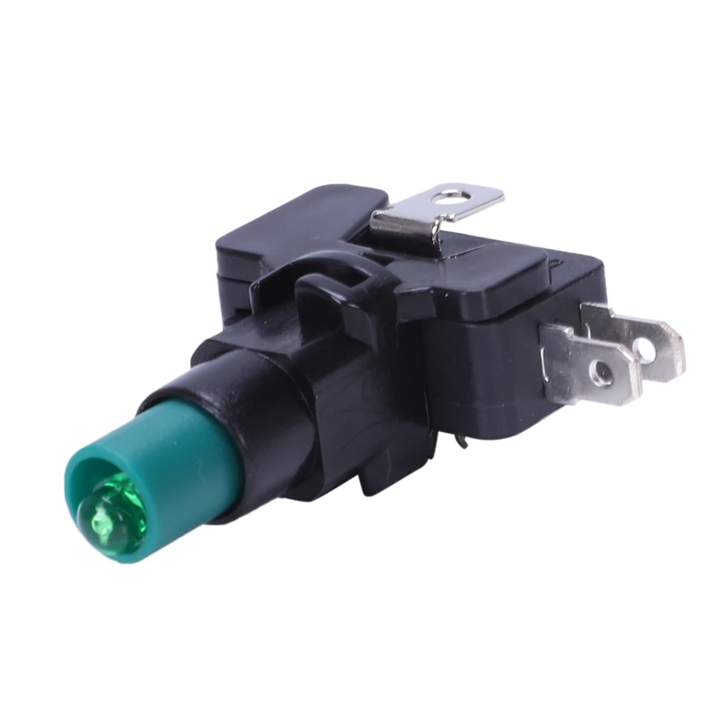 Зеленый светодиодный 24 мм диодный Круглый кнопочный w концевой переключатель для