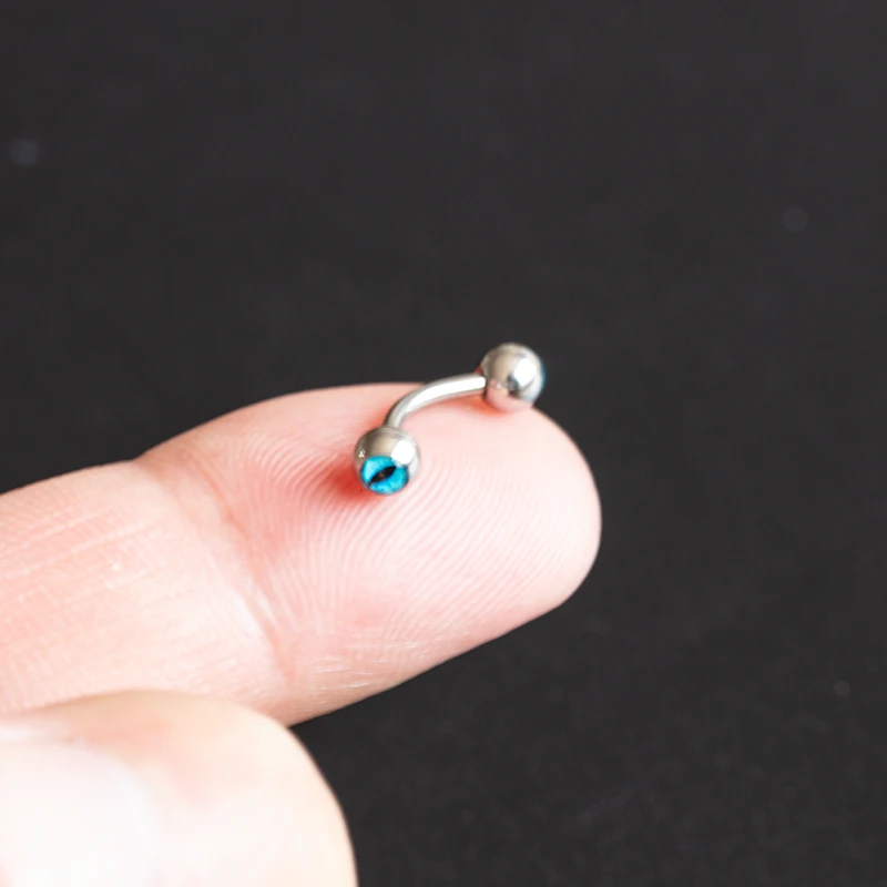 3 шт Панк хирургические Сталь изогнутая бровь в форме штанги пирсинг для пупка