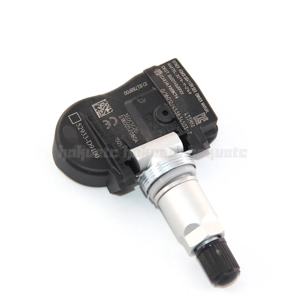 Датчик контроля давления в шинах 52933-D4100 433 МГц TPMS для Hyundai Kia NIRO Optima Sportage Sorento Genesis
