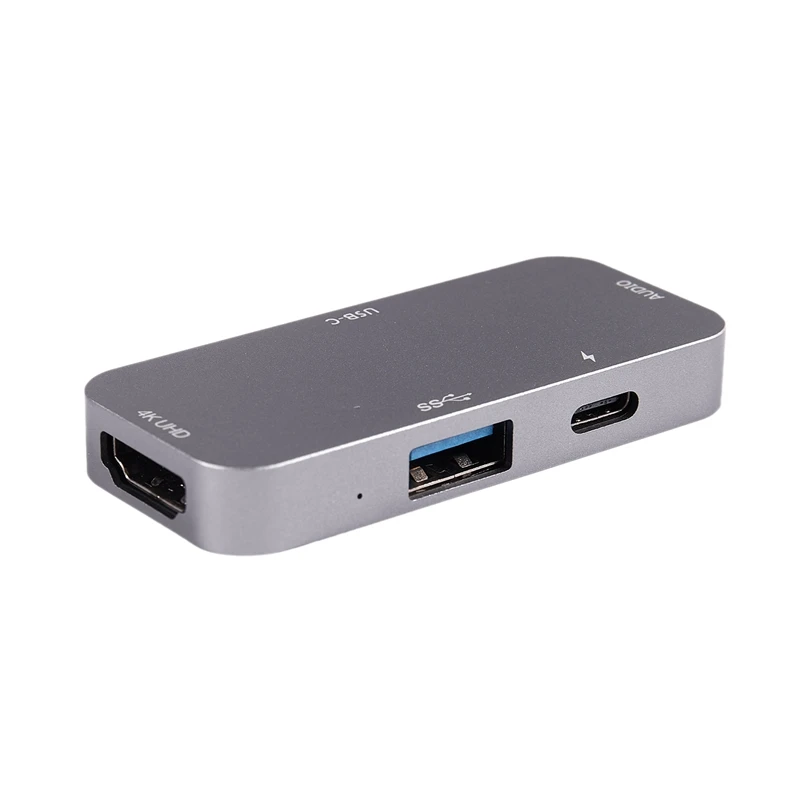 Тип C концентратор подходит для Apple адаптер зарядки PD USB компонентов HDMI 4 в 1 док