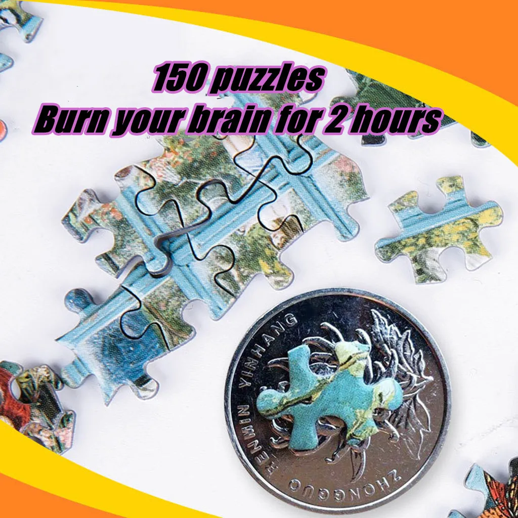 

150 PCS Mini Test Tube Puzzle Oil Painting Educational Toy Sky NEW