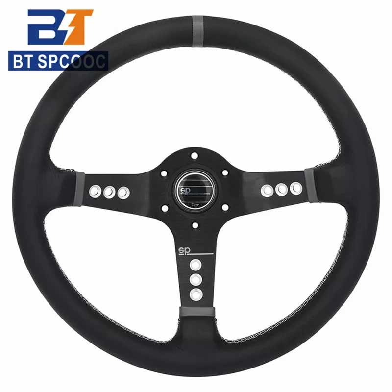 

Рулевое колесо 14 дюймов, глубокое рулевое колесо из кукурузной кожи, 350 мм, высокое качество, 2020 Спортивное Рулевое колесо с логотипом