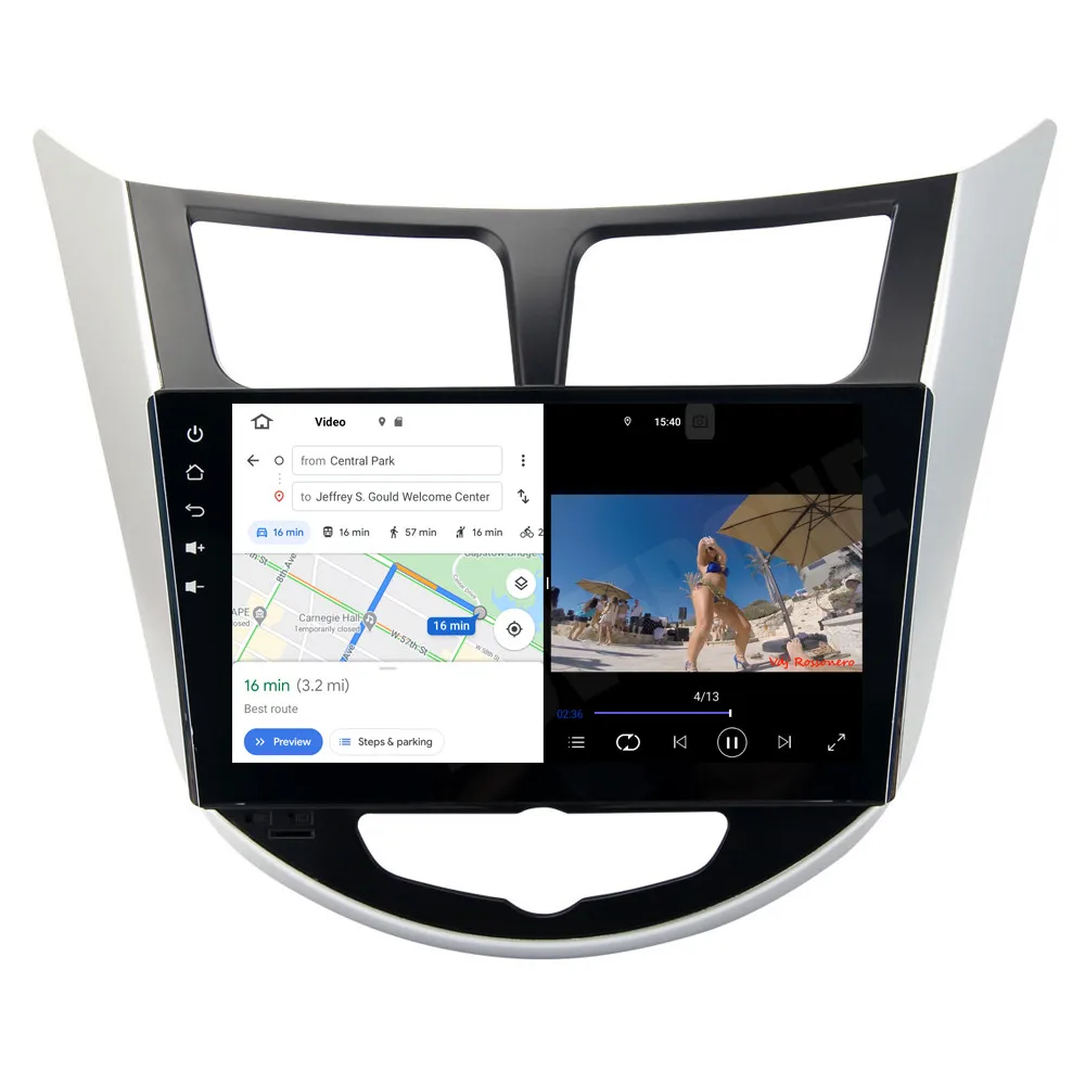 RoverOne для Hyundai Solaris Verna Accent I25 Android 10 Авторадио автомобильный GPS Радио стерео