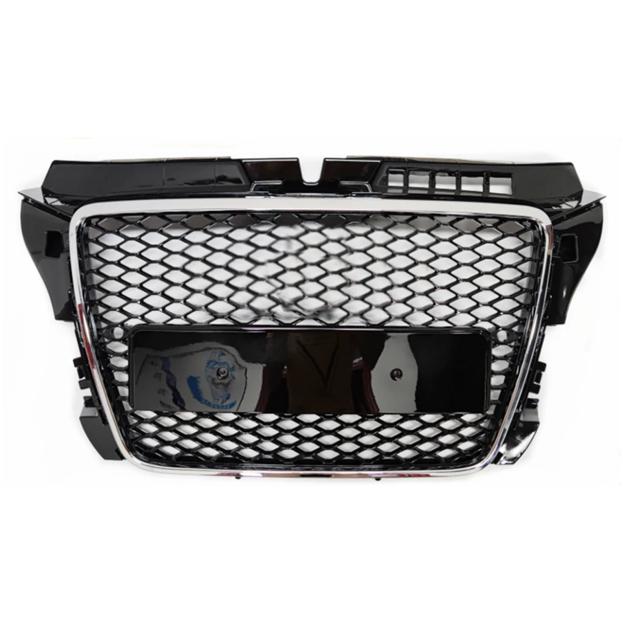 

Для RS3 Style Front Sport Hex Mesh Honeycomb Hood решетка глянцевый черный для Audi A3/S3 8P 2009 2010 2011 2012 2013