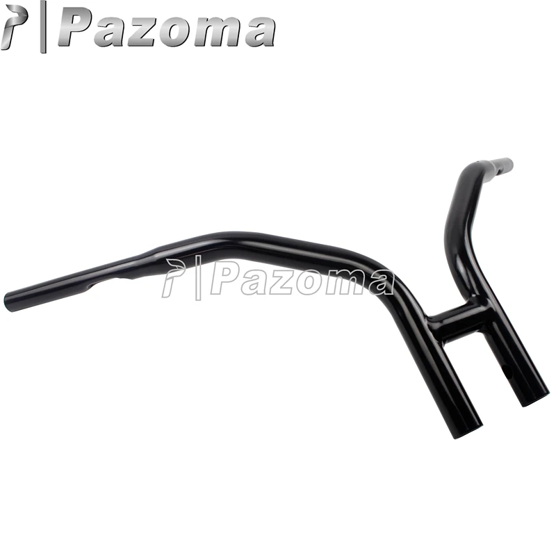 Руль для Harley Touring Dyna Sportster Street Glide Fat Bob FL FX XL FXR FLST FXD FLT черный ретро 1-1/4 дюйма |