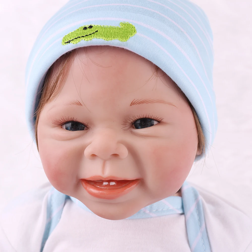 55 см мягкая Настоящее сенсорный силиконовые boneca bebes реборн силиконовая