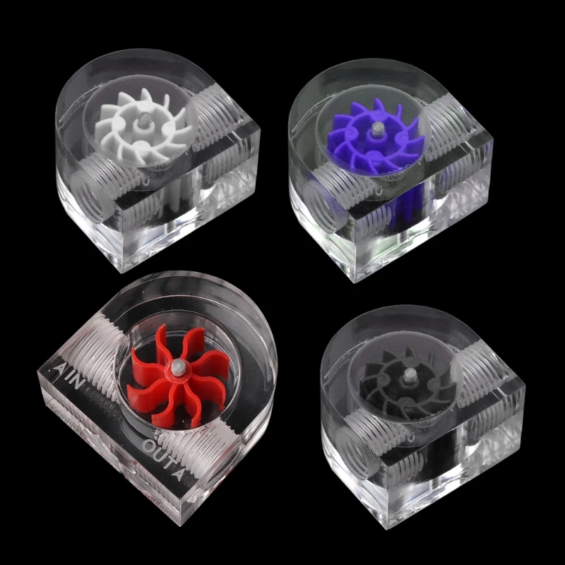 tablet-Acrylic Flow Meter G1/4 Thread Water Cooling System Coolant Filter Indicat Computer Cooler Fittings 2-Way Holes | Компьютеры и