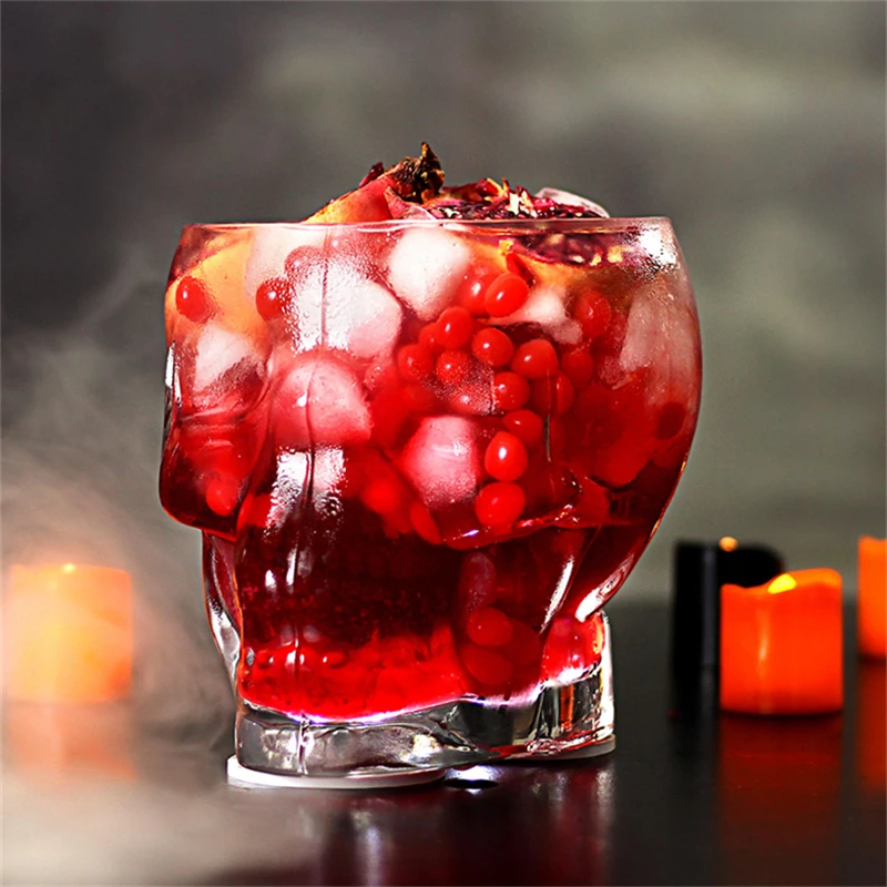 350 мл бокал в виде черепа для коктейлей пива виски форме стакан вина головка