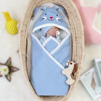 2020 new arrival newborn swaddle wrap cotton baby receiving blanket bedding cartoon cute infant sleeping bag
