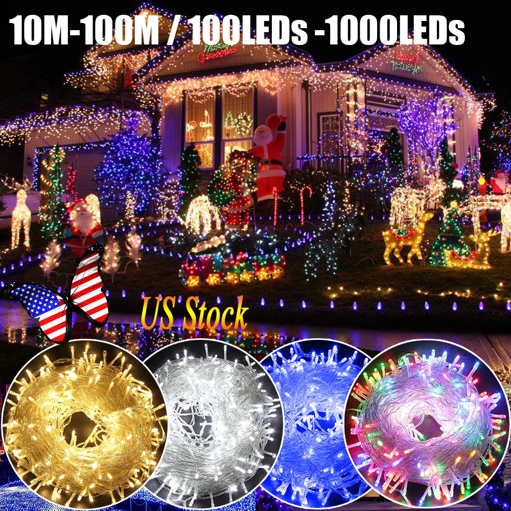 

AC220V Wire Fairy LED String Garland Light Waterproof String Lights Garland Multicolor Xmas Party Light Wire LampD30