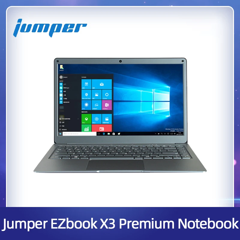 Джемпер EZbook X3 ноутбук премиум класса 13 3 дюймов 1080P IPS Дисплей Apollo Lake Intel N3450 8 Гб 128
