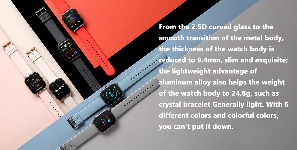 Глобальная версия Amazfit GTS Смарт-часы gps AMOLED для бега спортивный Пульс 5ATM водонепроницаемый браслет Смарт-часы Android Amazfit