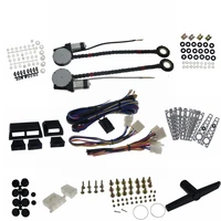 universal 12v 12a car electric power window lift regulator conversion kit roll up switches for 2 door car truck suv