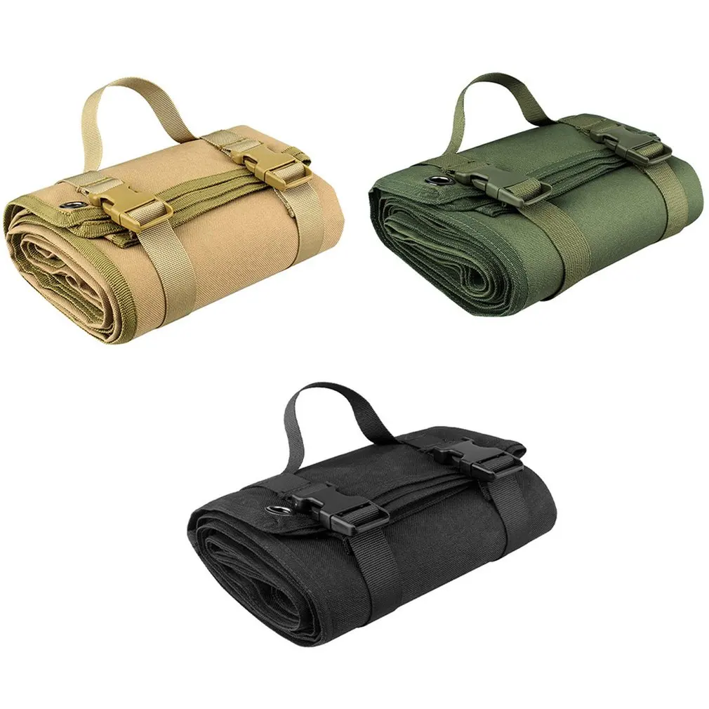 

Тактический коврик-рулон для стрельбы, водонепроницаемый Легкий нейлоновый тканевый наружный охотничий коврик с мягкой подкладкой для руж...