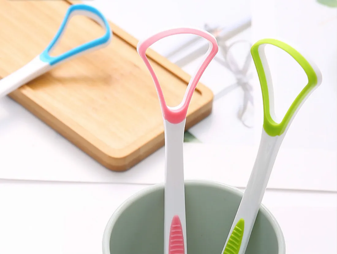 

6Pcs Tongue Brush Tongue Scraper Cleaner Dental Brush Oral Care Toothbrush Fresh Breath Tongue Cleaning Tool