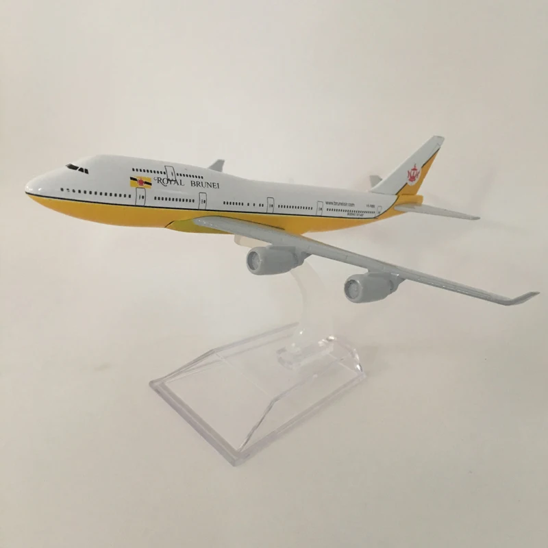 16 см Королевский Бруней B747 самолет модель самолета Боинг 747 самолетов Игрушечная
