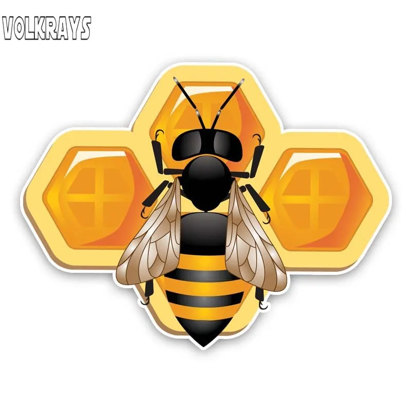 Интересная Автомобильная наклейка Volkrays пчелы лежали на меде аксессуары