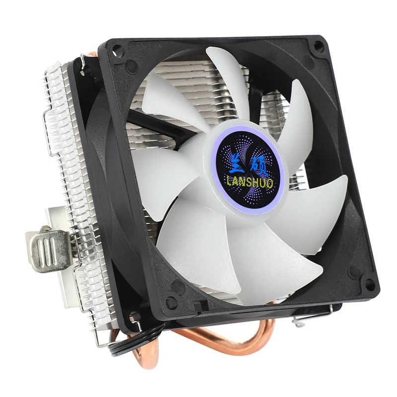 Бесшумный Процессор кулер LGA/2011/115X/775 3 Pin PC охлаждения радиатора 2 Медь трубы