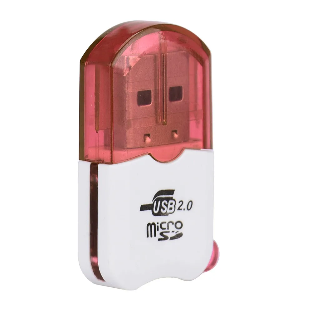 Binmer Mini Card Reader Micro SD TF T-Flash адаптер для карт памяти высокоскоростной USB зеленый