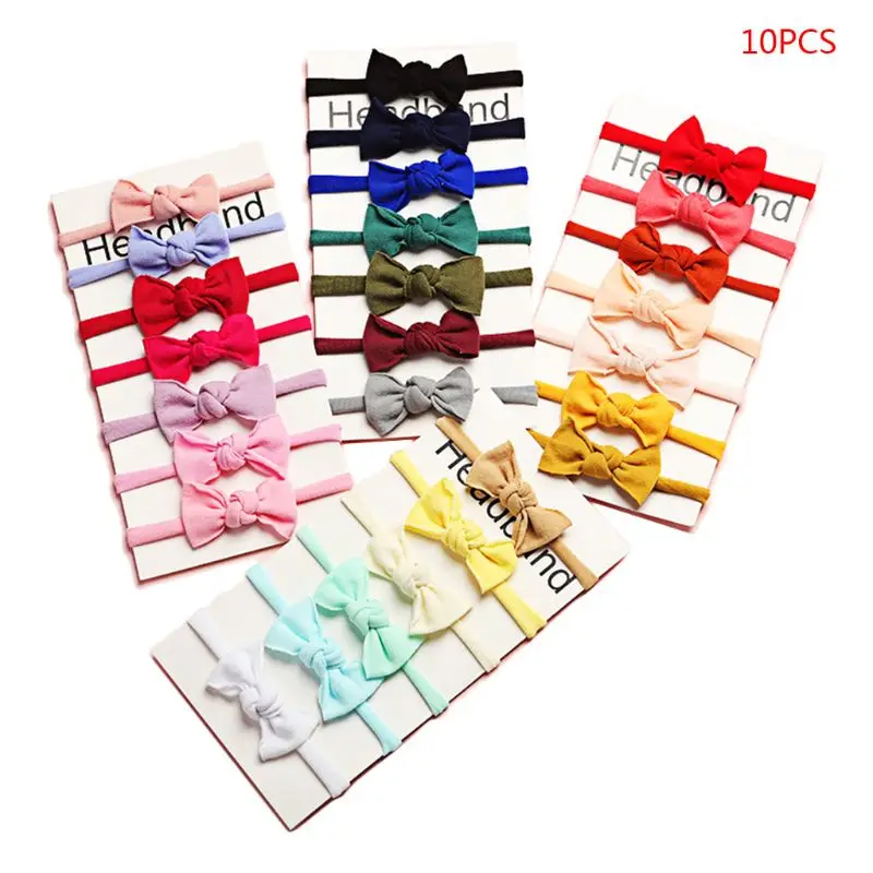 

Baby Girls Cute Bow Headband Toddler Sweet Bowknot Nylon Thin Hairband Princess Soft Traceless Hair Headdress Accessories