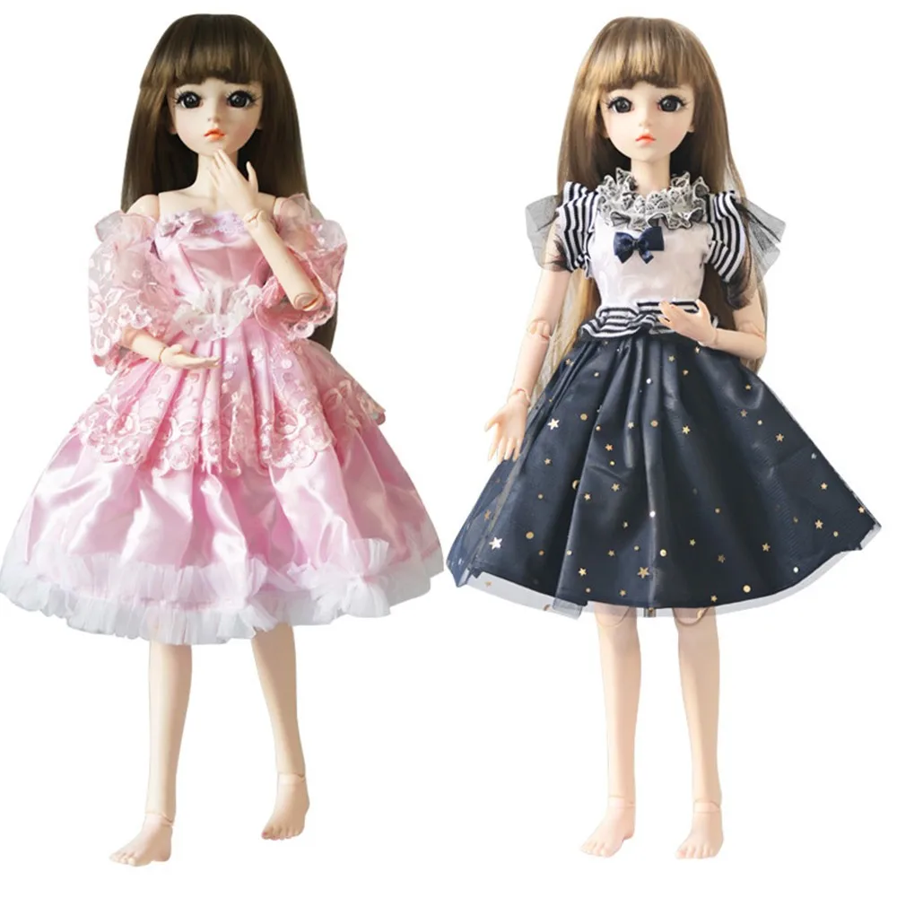 60 см кукольная одежда BJD кукла платье имитация Кукла Наряд Платье милое принцессы