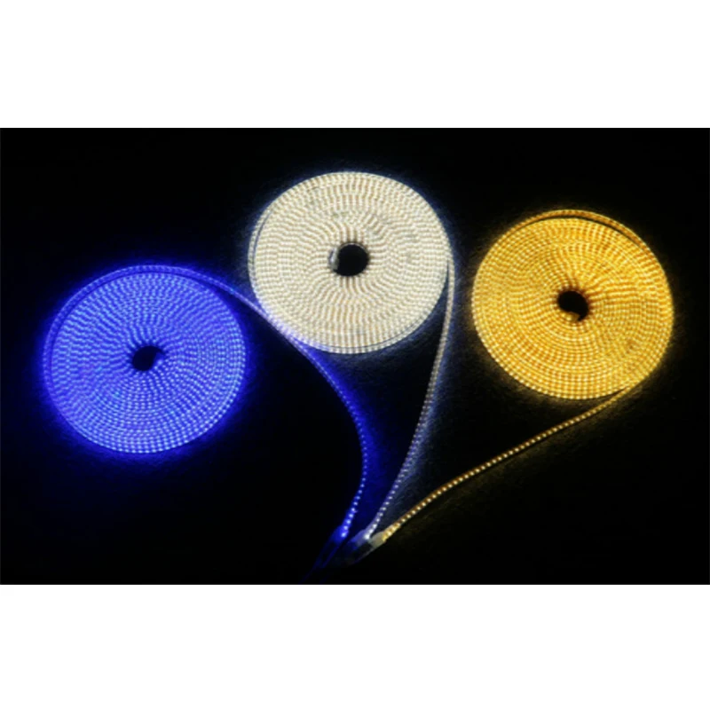 Гибкая Водонепроницаемая светодиодная лента 120 В переменного тока с вилкой