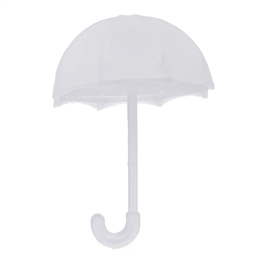 12 шт. милые мини пластиковые подарочные коробки с зонтиком для конфет и шоколада