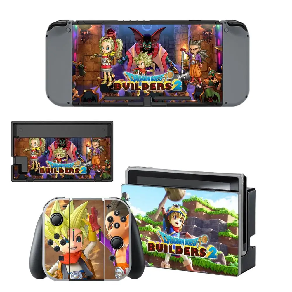 Сменные наклейки Dragon Quest nid для nintendo switch skin Switch полный комплект лицевой панели