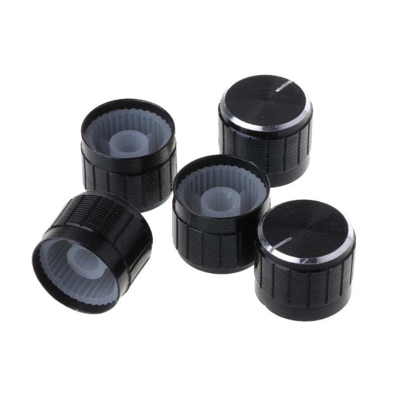 

5Pcs 21X17mm Aluminum Rotary Control Potentiometer Knob Electronic Component