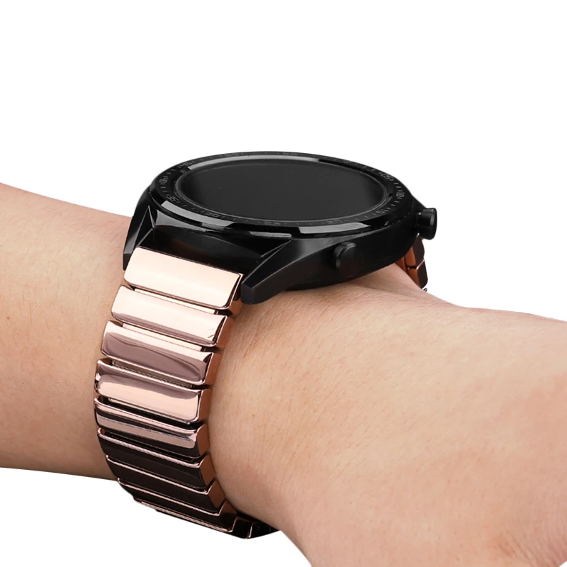 18 20 22мм керамический ремешок для часов Для Samsung Galaxy часы 46мм / 42мм Gear S3 Для часов Huawei GT / Huami Amazfit 2 / 2S Сменный ремешок Керамический ремешок для часов