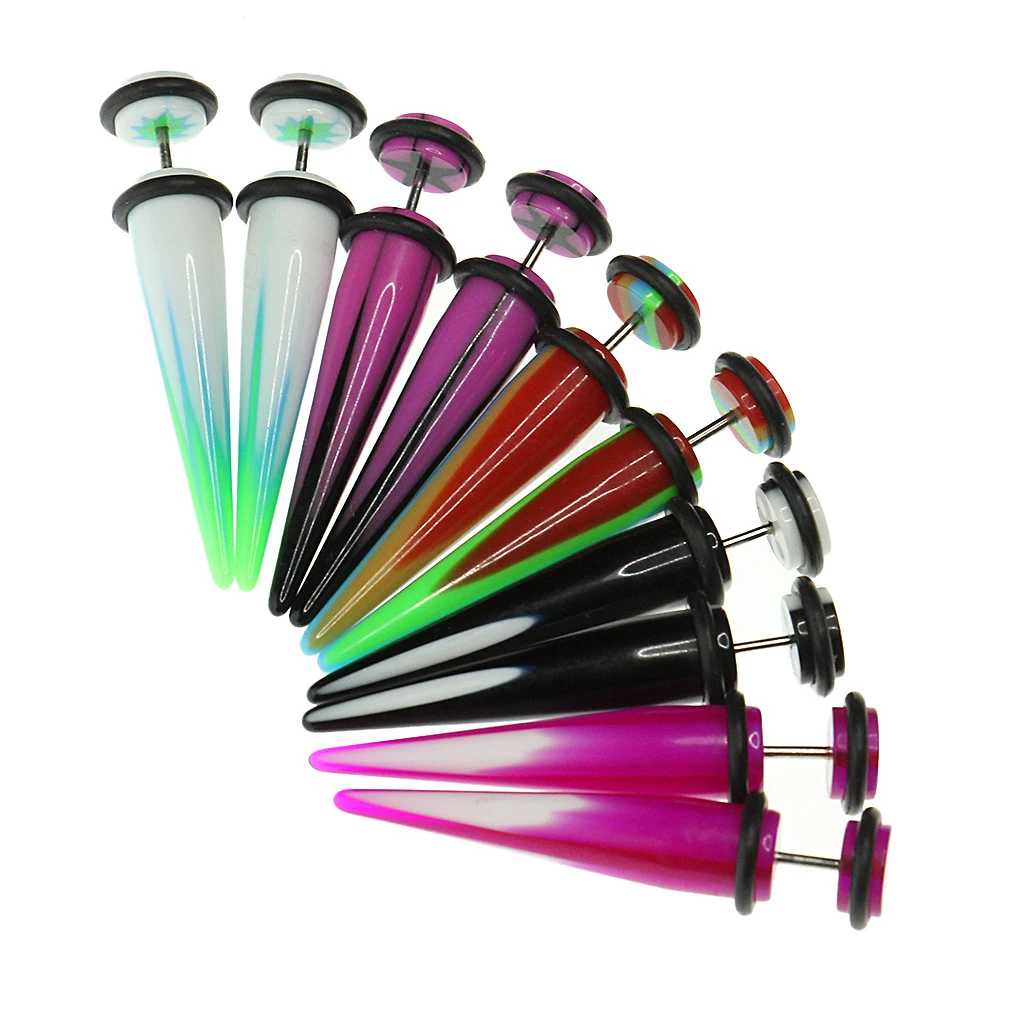 Винтовой конус с уплотнительным кольцом для пирсинга 0 Калибр внешний вид