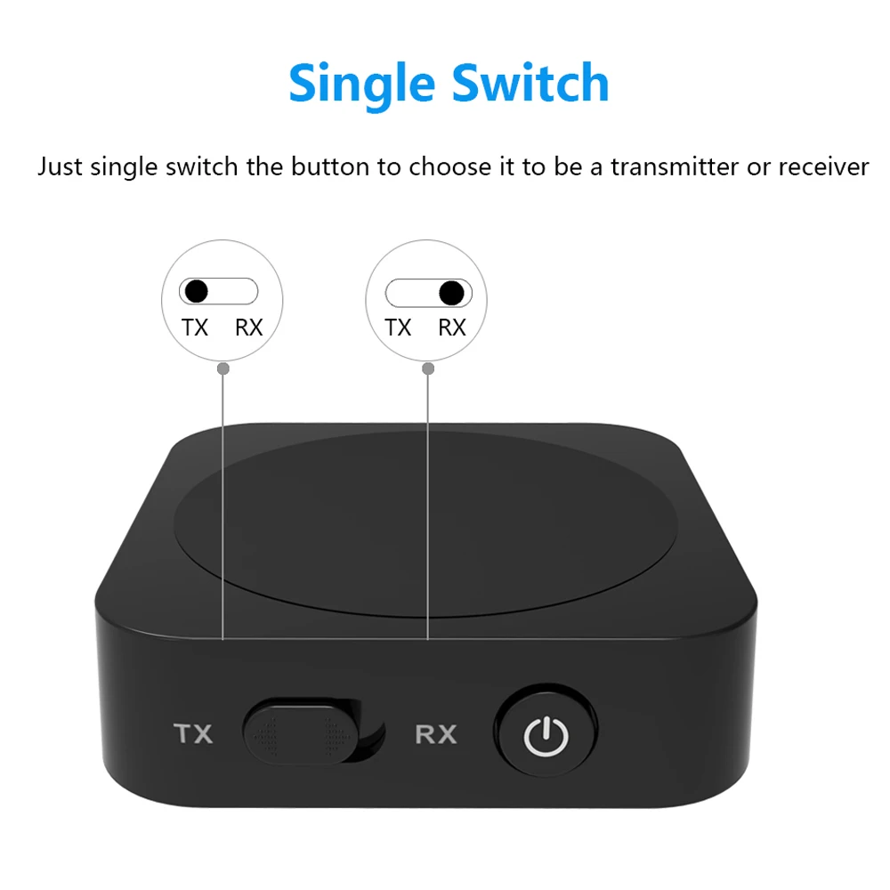2 в 1 беспроводной Bluetooth 4 аудио приемник передатчик для ТВ 3 5 мм AUX адаптер