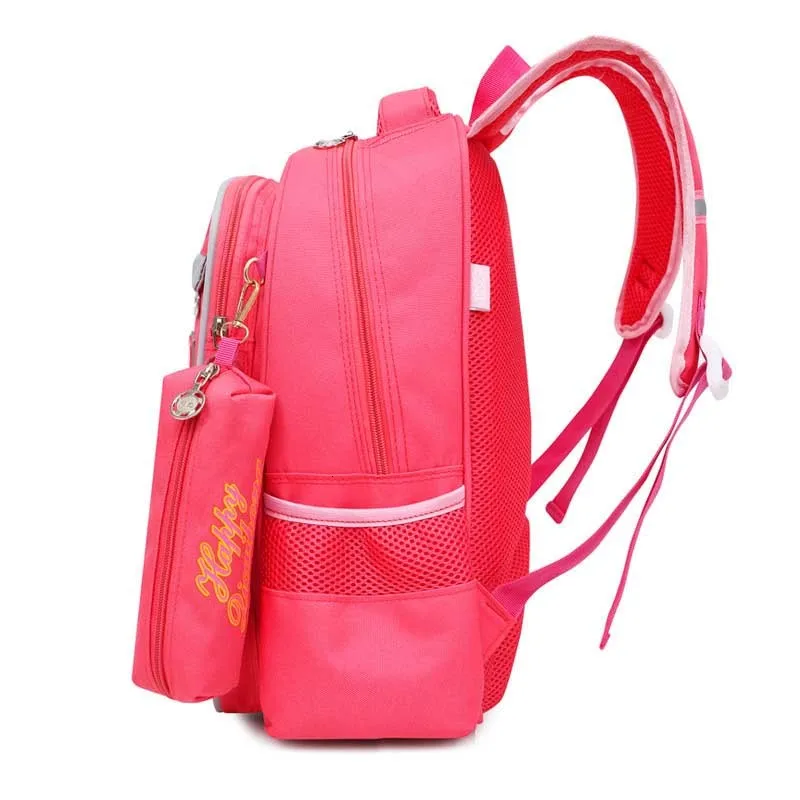 Children School Bags reflective strip Kids Backpack In Primary Schoolbag For Girls Boys Waterproof Backpacks mochila infantil