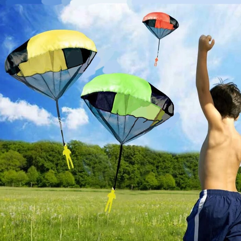 Детский открытый спортсмен метательная мини-игра парашют солдат фитнес-Игрушки