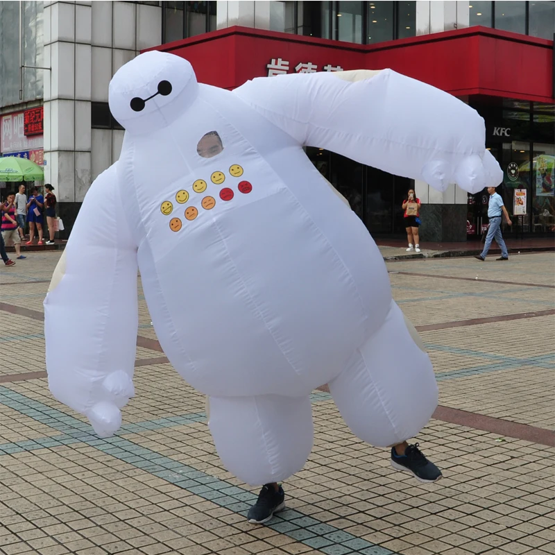 JYZCOS надувной костюм для взрослых Baymax косплея на Хэллоуин новый большого героя 6
